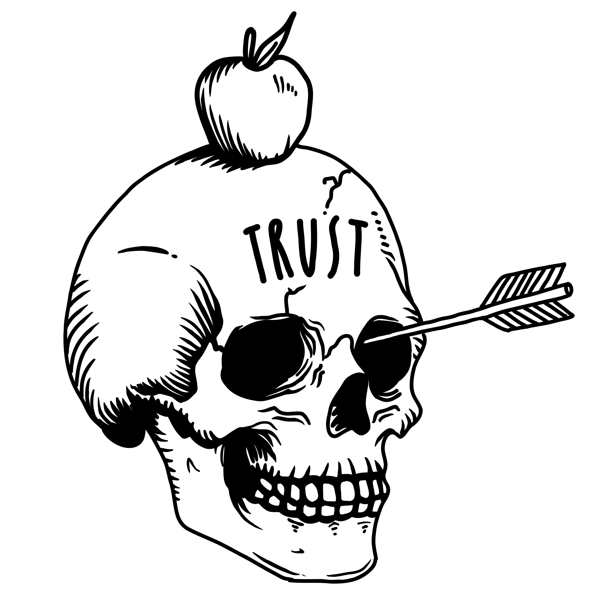 Trust: Sticker design